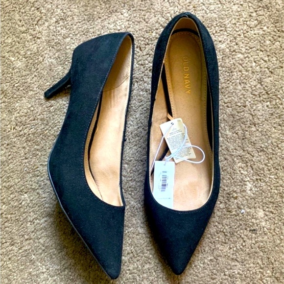 Old Navy Black Kitten Heels - Picture 1 of 1